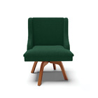 Cadeira Sala De Jantar Giratória Mm35 Kit 6 Liz Bouclê D03 -