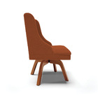 Cadeira Sala De Jantar Giratória Mm35 Liz Bouclê D03 - D'ross