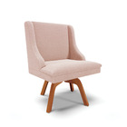 Cadeira Sala De Jantar Giratória Mm35 Liz Bouclê D03 - D'ross