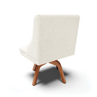 Cadeira Sala De Jantar Giratória Mm35 Liz Bouclê Off White D0