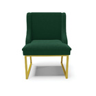 Cadeira Sala De Jantar Industrial Dourado Kit 2 Liz Bouclê D0