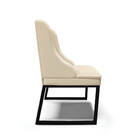 Cadeira Sala De Jantar Industrial Preto Kit 4 Liz Sintético D