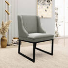 Cadeira Sala De Jantar Industrial Preto Kit 4 Liz Suede D03 -