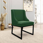 Cadeira Sala De Jantar Industrial Preto Kit 6 Liz Veludo D03