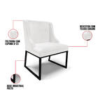 Cadeira Sala De Jantar Industrial Preto Kit 8 Liz Sint Pu D03