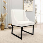 Cadeira Sala De Jantar Industrial Preto Kit 8 Liz Sintético D