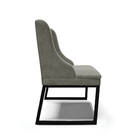 Cadeira Sala De Jantar Industrial Preto Liz Suede D03 - D'ros