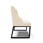 Cadeira Sala De Jantar Industrial Preto Liz Veludo D03 - D'ro