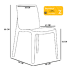 Cadeira Sala De Jantar Kit 3 Gruvyer Nude R02 - D'rossi