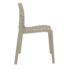 Cadeira Sala De Jantar Kit 3 Gruvyer Nude R02 - D'rossi