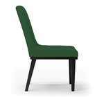 Cadeira Sala De Jantar Kit 4 Sofia Base Madeira Preto Veludo