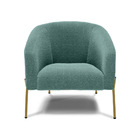 Cadeira Sala De Jantar Pé De Ferro Dourado Stella Bouclê D03