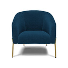 Cadeira Sala De Jantar Pé De Ferro Dourado Stella Bouclê D03