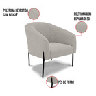 Cadeira Sala De Jantar Pé De Ferro Preto Kit 2 Stella Bouclê