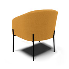 Cadeira Sala De Jantar Pé De Ferro Preto Stella Bouclê D03 -