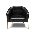 Cadeira Sala De Jantar Pé Ferro Dourado Kit 2 Stella Sintétic