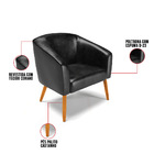 Cadeira Sala De Jantar Pé Palito Castanho Kit 2 Stella Sintét