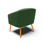 Cadeira Sala De Jantar Pé Palito Castanho Kit 2 Stella Suede