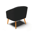 Cadeira Sala De Jantar Pé Palito Castanho Kit 2 Stella Veludo