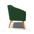 Cadeira Sala De Jantar Pé Palito Castanho Kit 2 Stella Veludo