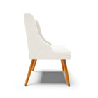 Cadeira Sala De Jantar Pé Palito Castanho Liz Bouclê D03 - D'