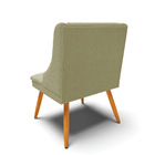 Cadeira Sala De Jantar Pé Palito Castanho Liz Bouclê D03 - D'