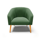 Cadeira Sala De Jantar Pé Palito Castanho Stella Suede D03 -