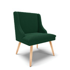 Cadeira Sala De Jantar Pé Palito Natural Kit 2 Liz Bouclê D03