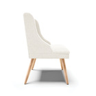 Cadeira Sala De Jantar Pé Palito Natural Kit 2 Liz Bouclê D03