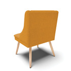 Cadeira Sala De Jantar Pé Palito Natural Kit 2 Liz Bouclê Mos