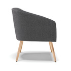 Cadeira Sala De Jantar Pé Palito Natural Kit 2 Stella Bouclê