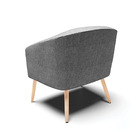 Cadeira Sala De Jantar Pé Palito Natural Kit 2 Stella Linho D