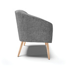 Cadeira Sala De Jantar Pé Palito Natural Kit 2 Stella Linho D