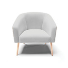 Cadeira Sala De Jantar Pé Palito Natural Kit 2 Stella Noz/lin