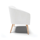 Cadeira Sala De Jantar Pé Palito Natural Kit 2 Stella Sintéti