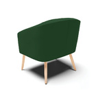 Cadeira Sala De Jantar Pé Palito Natural Kit 2 Stella Veludo