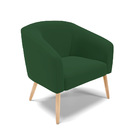 Cadeira Sala De Jantar Pé Palito Natural Kit 2 Stella Veludo