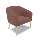 Cadeira Sala De Jantar Pé Palito Natural Kit 2 Stella Veludo