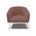 Cadeira Sala De Jantar Pé Palito Natural Kit 2 Stella Veludo