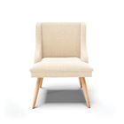 Cadeira Sala De Jantar Pé Palito Natural Kit 4 Liz Bouclê D03