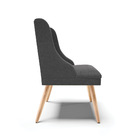 Cadeira Sala De Jantar Pé Palito Natural Kit 4 Liz Bouclê D03