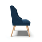 Cadeira Sala De Jantar Pé Palito Natural Liz Boucle D03 - D'r