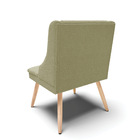 Cadeira Sala De Jantar Pé Palito Natural Liz Bouclê Pistache