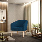 Cadeira Sala De Jantar Pé Palito Natural Stella Bouclê D03 -