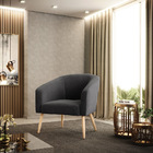 Cadeira Sala De Jantar Pé Palito Natural Stella Bouclê D03 -