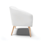 Cadeira Sala De Jantar Pé Palito Natural Stella Sintético D03