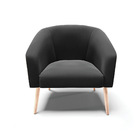 Cadeira Sala De Jantar Pé Palito Natural Stella Suede D03 - D