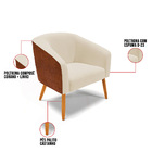 Cadeira Sala Jantar Pé Palito Castanho Kit 2 Stella Sintético