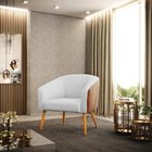 Cadeira Sala Jantar Pé Palito Castanho Kit 2 Stella Sintético