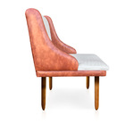 Cadeira Sala Jantar Pé Palito Madeira Liz Nozes/linho Bege D0